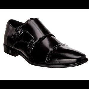Versace Collection Double  Buckle Loafer